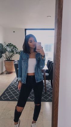 Outfit Ideas With Jean Jacket, Jean Jacket Outfits Women, Jean Dress Outfit Black Women, Dress And Jean Jacket Outfit, Outfit Ideas Jean Jacket, Outfits With Jean Jacket, Denim Jacket Outfit, Fall Outfit Ideas, Boyfriend Jean