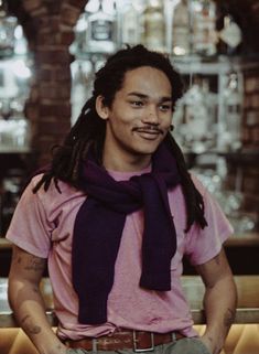 Luca Sabbat Aesthetic, Luke Sabbat, Grownish Cast, Luca Sabbat, Cargo Pants Outfit Men, Luka Sabbat, Grown Ish, Dread Hairstyles For Men