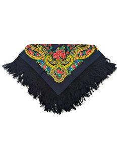 Traditional Viana Scarf – Lenço Minhoto Portuguese Head Scarf, Traditional Festive Multicolor Embroidered Scarves, Red Traditional Scarves With Traditional Patterns, Traditional Multicolor Scarves, Folk Style Embroidered Shawl Scarf, Olive Dishes, Cork Bag, Kitchen Utensil Holder, Tea Coaster