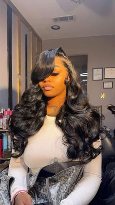 Human hair wigs, wigs, wigs install, blue hair, ombré hair, body wave, sew in, hair color, side part, wig styles, 90s hairstyle, 80s hairstyle, white woman hair, t part wig, u part wig, women wigs, prom, pink hair, orange hair, purple hair, tape in, clip ins, black hair, yellow hair, red hair, green hair, quick weaves, goddess braids, long braids, braids, box braids, braid styles, braid hair hairstyles, lace front wig, lace wigs, lace frontal, cute hairstyles,  natural hair, natural fro, natural hair care, natural hair updo, natural black hair, prom hairstyles, short natural hair, medium hair #humanhairwigs #hairstyles #lacewigs #haircolor #braids #naturalhair #shorthair #longhair #hair #hairstyles 30 Inch Wig Styles, 40 Inch Side Part Wig, Curled Black Wig, Flip Over Wig Black Women, See In Black Women, Deep Side Part Wig Install, Frontal Install Hairstyles, Black Buss Down, Side Part Wig Hairstyles For Black Women