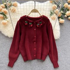 Soft waxy cardigan, new, classy, cute, loose, lazy sweater topMaterial:knittedColor:white,red,brownStyle:cuteFeatures:sweet,soft,loose,lazySize(CM):free 1inch=2.54cmlength:60,sleeve:53,bust:106,waist:106&ltp&gtAll items will arrive in about 20-25 business days, if you have an emergency, please contact us to upgrade logistics.</p>&ltbr/>&ltp&gtNeed to add 16 dollars fast shipping(Arrive in 10-14 days).</p>&ltbr/> Cute Brown Sweater For Fall, Cute Red Long Sleeve Sweater, Cute Red Sweater For Fall, Cute Red Winter Sweater, Sweet Long Sleeve Cardigan For Fall, Sweet Long Sleeve Fall Cardigan, Cute Knitted Fall Cardigan, Cute Red Long Sleeve Cardigan, Cute Red Sweater