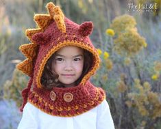 ✨ Crochet Hooded Cowl Pattern ✨ Get your dragon on! A must-have hoodie for the dragon lovers. Hooded cowl pattern includes THREE sizes: Toddler, Child, Adult Skill level:  Intermediate Materials you will need: Super Bulky (6) weight yarn - Wool Ease Thick & Quick shown Size N (10mm) crochet hook Tapestry needle 2 buttons - size 1 3/8" (35mm) Pattern is written in ENGLISH using standard US/American crochet terms with step-by-step, color-coded instructions and photos to help guide your hook to completion.  Pattern is available as a PDF for downloading. No paper copies will be sent in the mail. Etsy will send a receipt with a download link to the email address on your order. If you ever have any questions, please contact me through Etsy...I am always happy to help! :o)  COUPON CODES  📣Orders Crochet Hood Pattern, Hooded Cowl Pattern, Crochet Hooded Cowl, Dragon Hats, Crochet Hood, Hood Pattern, Lucky Dragon, Hooded Cowl, Crochet Dragon