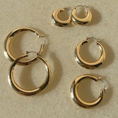 Brand New With Tag In Original Packaging 3 Pairs Of Hoops Bundle With Another Item To Save Birthday Fits, Jewelry Inspo, Stylish Jewelry, Pretty Jewellery, Manufacturing Process, Princess Polly, Luxury Lifestyle