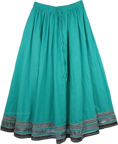 Emerald Green Summer Breeze Skirt | Green Green Full Maxi Skirt For Summer, Long Turquoise Skirt For Summer, Turquoise Long Skirt For Summer, Turquoise Lined Skirt For Summer, Summer Party Skirt, Boho Fashion Dresses, Wrap Around Skirts, Summer Boots Outfit, Bohemian Embroidery