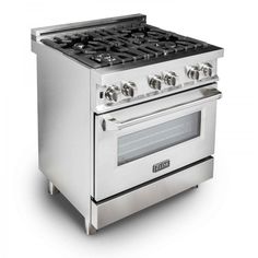 ZLINE 30 in. Professional 4.0 cu. ft. 4 Gas Burner/Electric Oven Range in Stainless Steel (RA30) (5887896354973) Shack Kitchen, Cleaning Oven Racks, Dual Oven, Convection Range, Zline Kitchen, Range Cookers, Cast Iron Grill, Dual Fuel Ranges, Gas Stoves