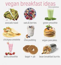 an image of vegan breakfast ideas