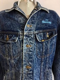 "Vintage Men's 80's Lee, Acid Wash, Denim Jacket, Long Sleeve, Button Down (XL) 5328 This Men's 1980's Jacket comes in an acid washed denim and has six front button closure, and has long sleeves with two front pockets, two front chest pockets with single button closure and collar. 100% Cotton Made in USA *This jacket is in excellent condition. *If shipped in the US, it will go out in a Medium shipping box through Priority Mail for a quick delivery! Size: (XL) (Tag Size: L) Chest: 46\" Length: 28 Retro Washed Cotton Denim Jacket, Vintage Distressed Button-up Denim Jacket, Retro Washed Denim Jacket, Vintage Denim Jacket With Button Closure For Streetwear, Vintage Stonewashed Cotton Outerwear, Vintage Washed Button-up Denim Jacket, Retro Cotton Acid Wash Denim Jacket, Vintage Acid Wash Denim Jacket For Streetwear, Retro Acid Wash Cotton Denim Jacket