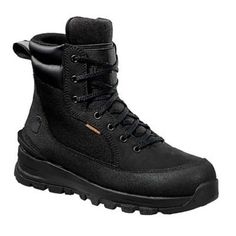 Tell your old boots to take a hike. The Carhartt Men's Gilmore Waterproof Boots were built for those who take the challenge head on. The combination of Insite Footbeds with Carhartt's LWD midsole and the multi-terrain traction outsole will push you through any task with confidence. Enhanced durability with Storm Defender breathable waterproof protection and rugged HELCOR leather so you never have to back down when things get messy. Helcor and nubuck leather boots made with abrasion-resistant Carstrong durable fabric Soft toe styles meet ASTM F2892-18 standard Storm Defender Waterproof breathable membrane allows moisture to escape while keeping your feet dry Insite Footbeds are designed to provide arch support and high rebound cushion for all-day comfort Carhartt LWD midsole provides elevat Old Boots, Mens Hiking Boots, Tactical Boots, Comfortable Heels, Mens Shoes Boots, Shoe Size Conversion, Carhartt Mens, Safety Shoes, Nubuck Leather