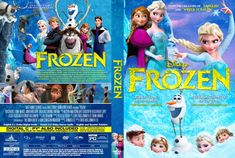 the dvd cover for frozen is shown