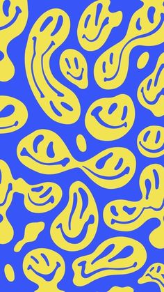 an abstract blue and yellow background with swirls