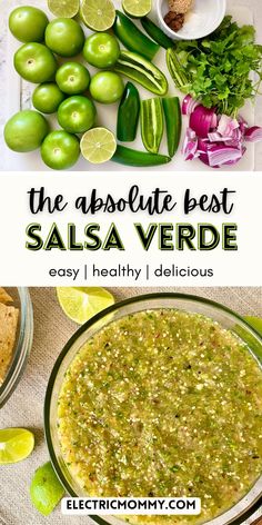 the absolute best salsa verde is easy and healthy deliciously made with fresh ingredients