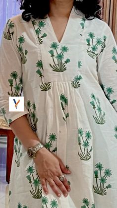 #summer #summerdress #kurti #style #highneck #yoginisstudio Cotton Kurti Designs Summer, Aline Kurti Design, Kurti Models, Tassels Fashion Clothing, Coconut Burfi, White Kurti, Simple Kurtis, Cotton Suit Designs, Kurti Top