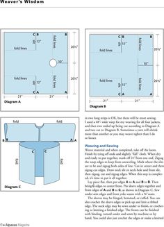 the sewing pattern shows how to make an origami shirt with sleeves and collars