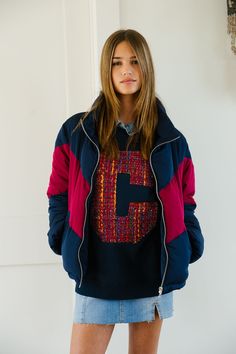 Don't let chilly weather put a damper on your style - stay warm and fashionable with our TIS THE SEASON PUFFER JACKET! This navy and red chevron puffer jacket not only adds a pop of color to your outfit, but also keeps you cozy and comfortable. 'Tis the season to stand out! All orders are currently shipping within 14 business days. To receive item quicker, expedited shipping is available at checkout. **All Christmas orders must be placed with expedited shipping to guarantee delivery by Dec. 24 i Chilly Weather, Tis The Season, Puffer Jacket, Don't Let, Stay Warm, Color Pop, Puffer, Navy, Red