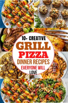 grilled pizza dinner recipes that are easy to make and great for the whole family