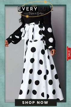 Elegant Dot Bandage Patchwork Zipper V Neck A Line Plus Size Dresses Long Sleeve Polka Dot Dress With Patchwork, Polka Dot Patchwork Party Dress, Party Polka Dot Patchwork Dress, Polka Dot Patchwork Dress For Party, Wholesale Fashion, Plus Size Dresses, Dresses Online, A Line, Buy Now