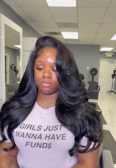 Flipover Quickweave Straight, Hairstyles Fluffy Hair, Hairstyles Fluffy, Layered Hair Hairstyles, Ponytails Hairstyles, Wig Inspiration, Quick Weaves, Makeup Morphe, Black Hair Updo Hairstyles