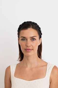 Add a playful touch to your summer looks with our Woven Summer Alice Headband. This stylish accessory is perfect for keeping your hair in place while adding a fun and happy vibe to your outfits. Stay cool and trendy all season long with this must-have headband! #lovemyleto 100% PU Imported Adjustable Black Hair Accessories For Spring, Trendy Black Hair Accessories For Summer, Trendy Summer Headband With Elastic Band, Summer Adjustable Elastic Hair Accessories, Adjustable Black Headband For Spring, Trendy Party Headband, Spring Beach Headband, Black Summer Headband One Size, Black Summer Headband