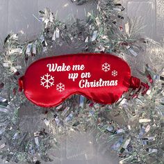 A great, cute gift for any Christmas lover, this Christmas eye mask is the perfect stocking filler or secret Santa gift for that one person who absolutely loves Christmas! Available in a choice of 8 beautiful colours from pastel shades to dark tones, the super soft, silk material is great for snoozing and makes the perfect photo accessory for Christmas. Our eye masks are also a popular choice for sleepovers, making a great gift for a festive overnight stay, why not gift these to any house guests staying over the festive period? You can also find further eye masks and Christmas items in our shop, make sure to take a look. We can also accommodate further text colours and customisations, just send us a message! Christmas Sleepover, House Guests, Reading Gifts, Christmas Lovers, Christmas Stocking Fillers, Eye Masks, Secret Santa Gift, Personalized Gifts For Dad, That One Person