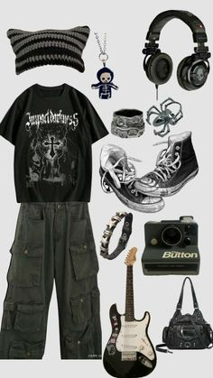 Grunge Style Outfits, Look Grunge, Masc Outfits, Alt Outfits, Kraf Diy, Emo Outfits