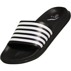 Norty Mens Slides Sandal Sport Open Toe Slip On, Perfect for the beach, shower, athletics or staying home and just lounging, A variety of colors, prints and styles to choose from, Find the perfect comfortable sandals for your feet, Made in China, #41862 Size: 9.  Color: Black.  Gender: male.  Age Group: adult.  Pattern: stripe. Shower Sandals, Mens Slide Sandals, Beach Shower, Mens Slides, Clog Sandals, Slides Shoes, Comfortable Sandals, Mens Sandals, On Shoes