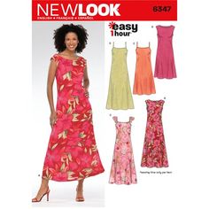 New Look Pattern 6347 Misses Dresses New Look Dress Patterns, New Look Patterns, New Look Dresses, Simplicity Dress, Couture Mode, Miss Dress, Pattern Brands, Simplicity Sewing, Simplicity Sewing Patterns