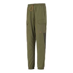 Men's adidas Side Pocket Bundle Feet Sports Pants/Trousers/Joggers Military Green H65368 (Stripe/Sports Trousers) Adidas Sportswear Bottoms For Jogging, Adidas Sportswear Jogging Bottoms, Adidas Sporty Sweatpants With Pockets, Adidas Athleisure Sweatpants With Pockets, Adidas Gym Pants With Three Stripes, Adidas Sportswear Pants With Moisture-wicking, Adidas Athleisure Jogging Pants, Adidas Sweatpants With Elastic Waistband, Sporty Adidas Sweatpants With Elastic Waistband