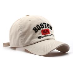 PRICES MAY VARY. Quality Material: Made of 100% washed cotton, the hat is lightweight, breathable, comfortable to wear and wearable without fading. Exquisite Workmanship: Cotton unstructured soft top boston hat is finely crafted to ensure durability and functionality, with neat stitching and delicate embroidery. Cotton Sweatband: This baseball cap is lined with a cotton sweatband that wicks moisture and is breathable. The cap is overall lightweight and breathable, keeping your head cool and comf Delicate Embroidery, Cap For Men, Embroidery Cotton, Boston Massachusetts, Soft Tops, Ladies Golf, Dad Hat, Adjustable Hat, Sun Hat