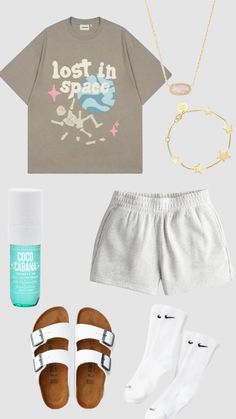 Trendy Outfits For School, Basic Girl Outfit, Cute T Shirts, Outfits For School, Preppy Summer Outfits, Casual Outfits For Teens, Outfit Inspo Summer