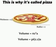 this is why it's called pizza volume = z2a volume = pizzza