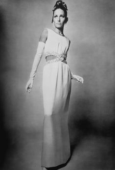 Vintage Glamour, Vintage Photography, One Shoulder Wedding Dress, Elegant Design, Evening Gowns, Balenciaga, Vintage Dresses, Fashion Photography