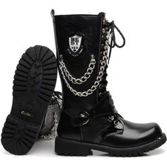 Best Punk Boots 2021 | Well Picked | American Legend Rider Gothic Belt, Lace Up Riding Boots, Military Shoes, Rock Style Men, Steampunk Shoes, Steampunk Boots, Mode Steampunk, Military Combat Boots, Rock Boots