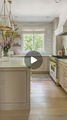 the kitchen is clean and ready for us to use in its new owner's home