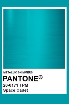 the poster for metallic shimer's pantone @ 20 - 077 pm top of the morning