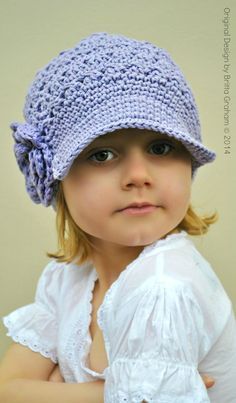 Crochet Hat Pattern - Newsboy Pattern for all sizes - Instant Digital Download PDF - Note to pinner:  Pattern purchased thru Etsy Newsboy Crochet Hat, Newsboy Hat Crochet, Unusual Crochet, Newsboy Hat Pattern, Crochet Pattern Instructions, Crochet Kids Hats, Hat Crochet Pattern, Newsboy Hat, Crochet Cap