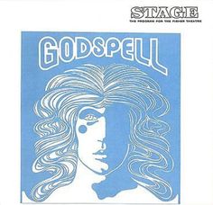 an album cover for godspell, with the title's name on it