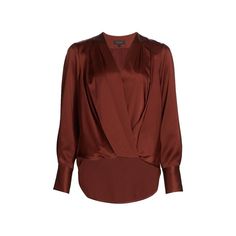 Rag & Bone Lei Wrap Front Silk Blouse Burgundy Long Sleeve Women's Xs Msrp $350 New With Tags A Sultry Wrap Silhouette Blouse With Pleated Detailing, A Statement High-Low Hem, And Luxurious Silk Fabrication. * Surplice-Neck * Long Sleeves * Baby Snap Front Closure * High-Low Hem * Silk * Dry Clean Approx. Size & Fit * Classic Fit * 20" Across Chest, 24" Sleeve * About 29" From Shoulder To Hem Brown Silk Blouse, White Blouse Top, Silk Clothes, Burgundy Blouse, Silk Sleeveless Top, Long Sleeve Floral Top, Black Sleeveless Top, Wrap Shirt, Oversized Blouse