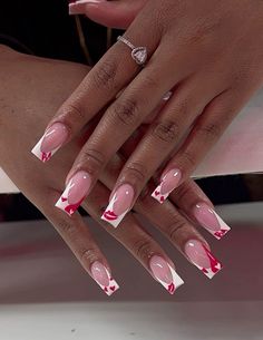 Lashes Done, Nails Jewels, I Decree And Declare, Decree And Declare, Valentines Nail, Nail Jewels, Bling Acrylic Nails, Luxury Nails