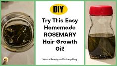 Easy homemade rosemary hair growth oil recipe DIY, benefits. How to make natural rosemary hair oil at home for longer, stronger hair & faster growth? Rosemary Hair Growth Oil, Rosemary Hair Oil, Hair Growth Oil Recipe, Homemade Hair Oil, Hair Oil Recipe, Rosemary Hair Growth, Organic Conditioner, Rosemary Hair, Rosemary Oil For Hair