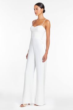 Jumpsuit Sleeveless Sweetheart Neckline Adjustable Spaghetti Straps No Pockets 100% Polyester Machine Wash Cold, Gentle Cycle, Line Dry CI-4559 Champagne Jumpsuit, Jumpsuits And Rompers, Amanda Uprichard, Feminine Dress, Maxi Gowns, Shop Maxi Dresses, Dress Collection, Jumpsuits For Women, Contemporary Style