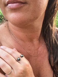 This beautiful island ring is chic, classic, and comfortable! Size: Made to fit whole sizes. If you are 1/2 size please size up as it is slightly adjustable for the perfect fit. • 14K Gold Fill band, Non-Tarnish • Smooth finish • Approximately 7mm Tahitian Pearls* * Most pearls will have natural blemishes but doesn't take away from its beauty. Please know that all shells, pearls, and semi precious stones are one of a kind and will arrive each with their own uniqueness and not exactly as the ones First Photograph, Tahitian Pearls, Semi Precious Stones, Beautiful Islands, Pearl Ring, Semiprecious Stones, Precious Stones, Semi Precious, Gold Filled