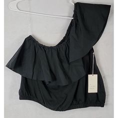 New With Tags. Women's A New Day Asymmetrical Off Shoulder Ruffle Top Medium Black. Please See Photos For Measurements And Condition Thanks For Looking @Neeko1979zy Casual One-shoulder Ruffled Blouse, Casual Asymmetrical Ruffle Tops, Casual Asymmetrical Ruffled Tops, Trendy One Shoulder Top With Ruffles For Summer, Trendy Ruffled One Shoulder Top For Summer, Trendy One Shoulder Ruffled Top For Summer, Trendy Black One Shoulder Top For Summer, Black Asymmetrical One Shoulder Top For Summer, Casual Ruffled One Shoulder Top