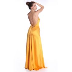 Seville Satin Maxi Dress In Yellow | ROSERRY | Wolf & Badger Slip Dress Maxi, Seam Finishes, Informal Dress, Silk Touch, Maxi Slip Dress, Satin Maxi, French Seam, Pretty Dress, Satin Maxi Dress