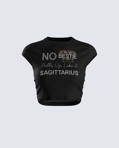 Sagittarius Clothes, 22nd Birthday Outfit, Black Off Shoulder Top, Dope Shirt