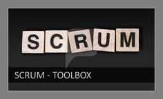 scrum - toolbox with the word scrum on it