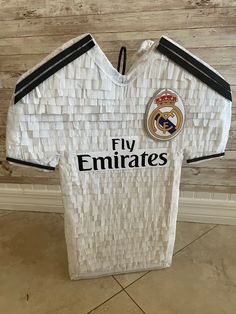 the real madrid jersey is made out of woven material