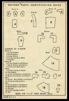 the instructions for how to sew an easy sewing pattern, with instructions on it