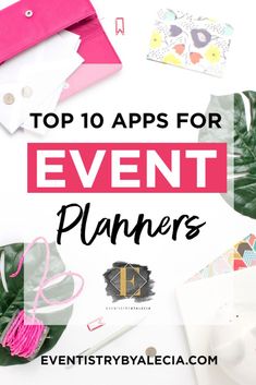 the top 10 apps for event planners