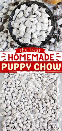 Puppy Chow, best dessert ideas, easy no bake desserts Best Puppy Chow, Homemade Puppy Chow, Crispix Cereal, Puppy Chow Recipe, Chex Mix Puppy Chow, Chow Recipe, Muddy Buddies Recipe, Puppy Chow Recipes, Chex Cereal