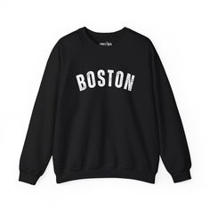 Boston Women's Sweatshirt - Eddy and Rita Boston Sweatshirt, School Sweatshirts, Comfortable Clothes, College Sweatshirt, College Style, Boston Massachusetts, Gift Cute, Style T Shirt, College Fashion